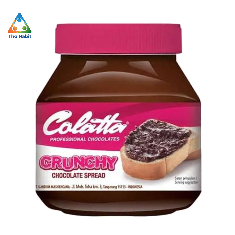

(The Habit) Colatta Crunchy Chocolate Spread Selai Coklat 220gr / 400gr