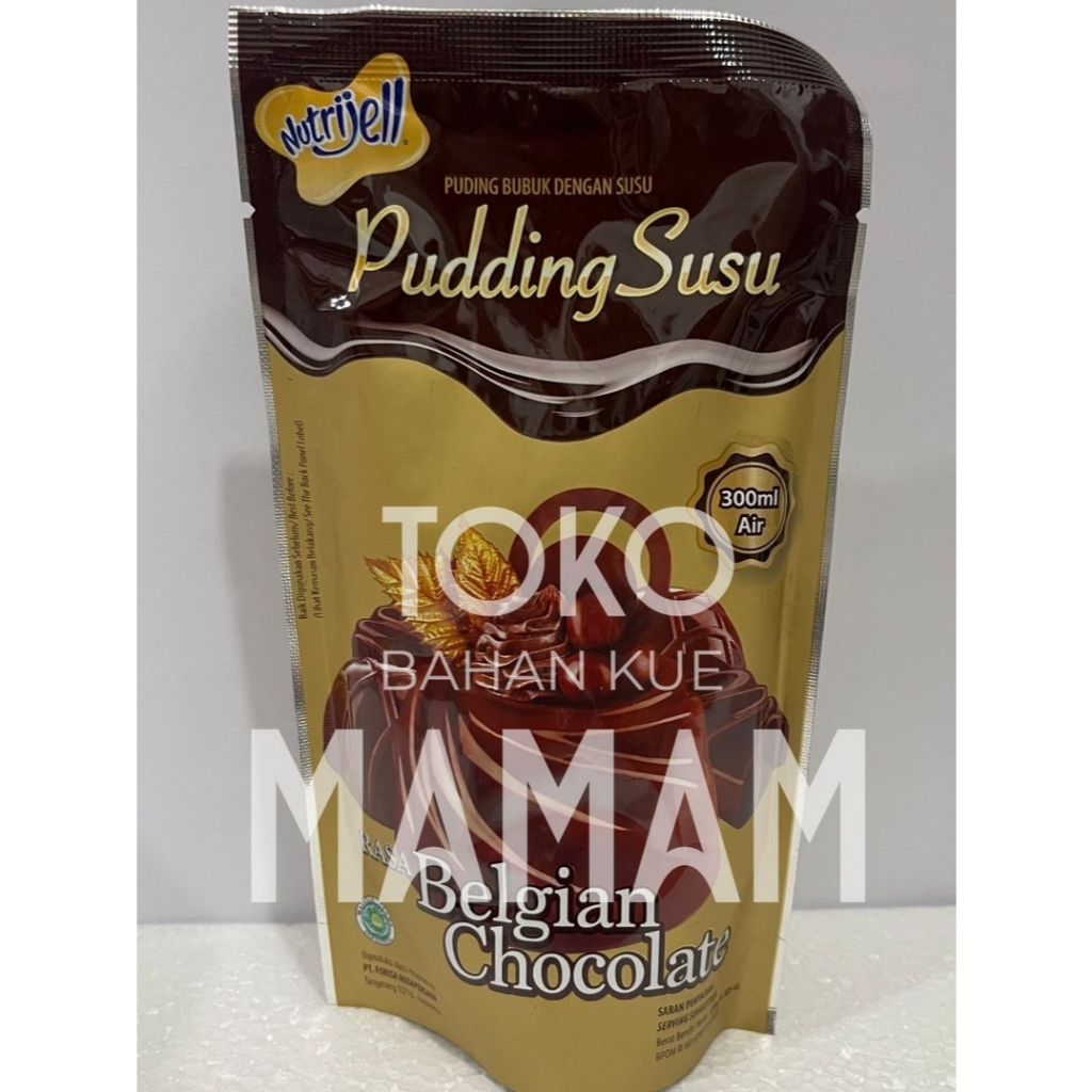 

Nutrijell Pudding Susu Belgian Chocolate 130 gr – Agar‑Agar Bubuk Cokelat Belgia Instan | Bahan Puding & Dessert