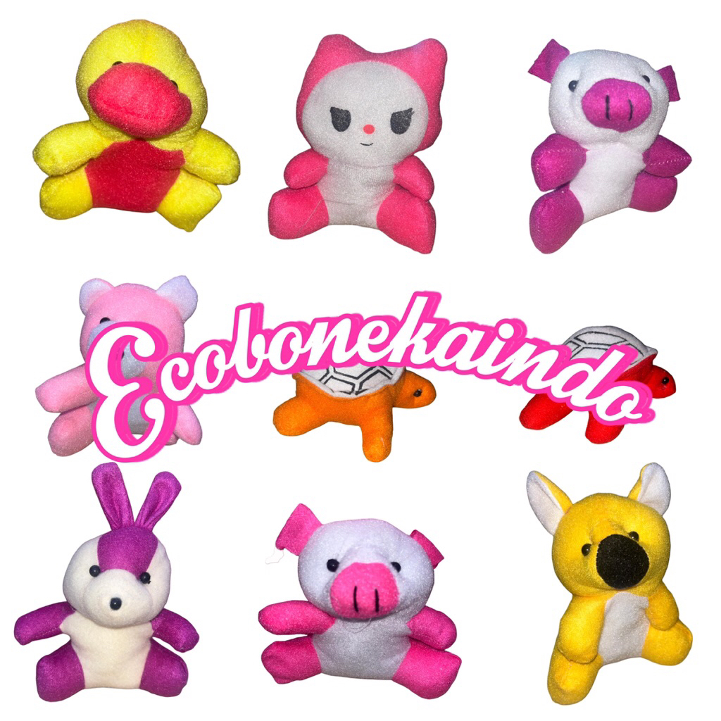 Boneka Mini obral lucu buket bahan wisdua kecil murah boneka mesin capit boneka mini pasar malam SNI