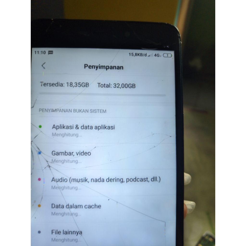 Mesin Redmi 4a Ram 2/32GB Sinyal Bisa