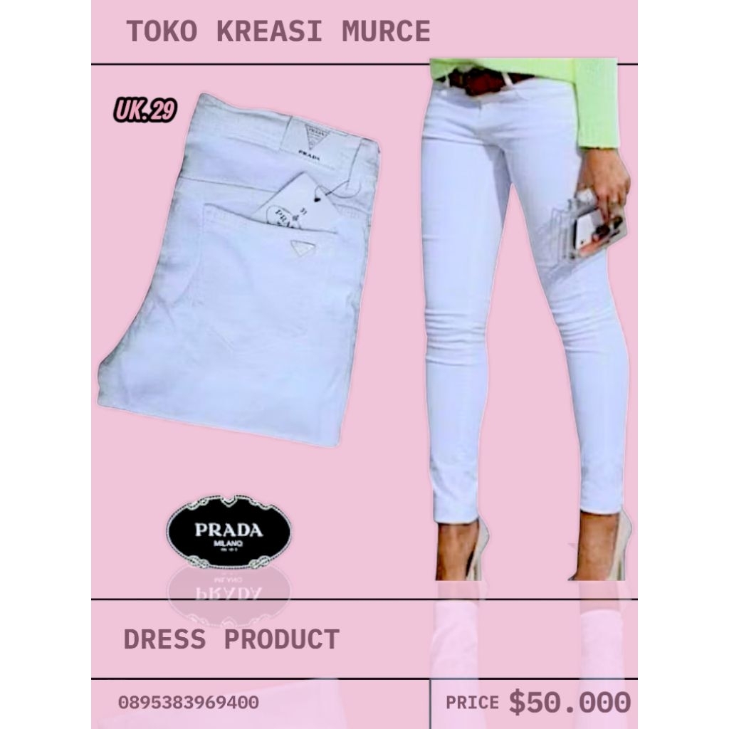 Celana Jeans Prada