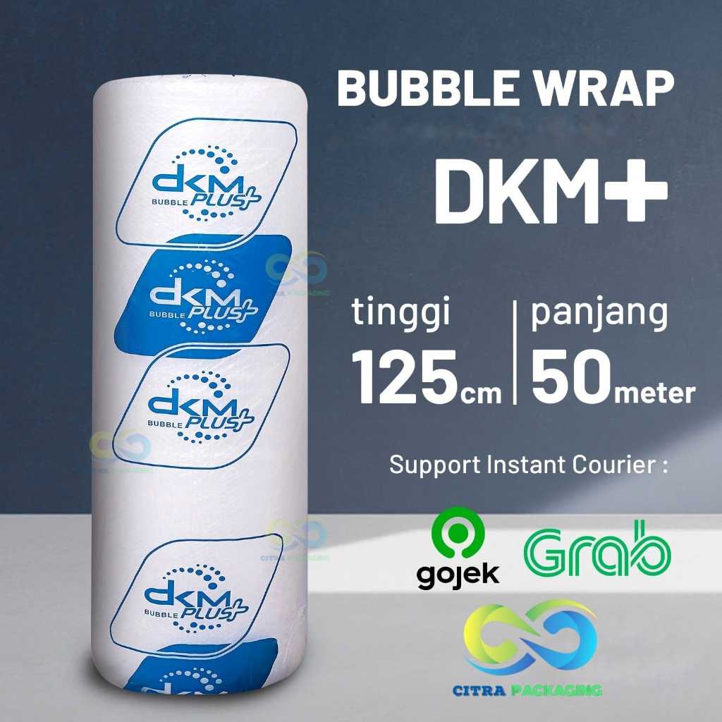 

PLASTIK BUBBLE WRAP MURAH PREMIUM 125 CM X 50 DKM BLUE - DKM PLUS