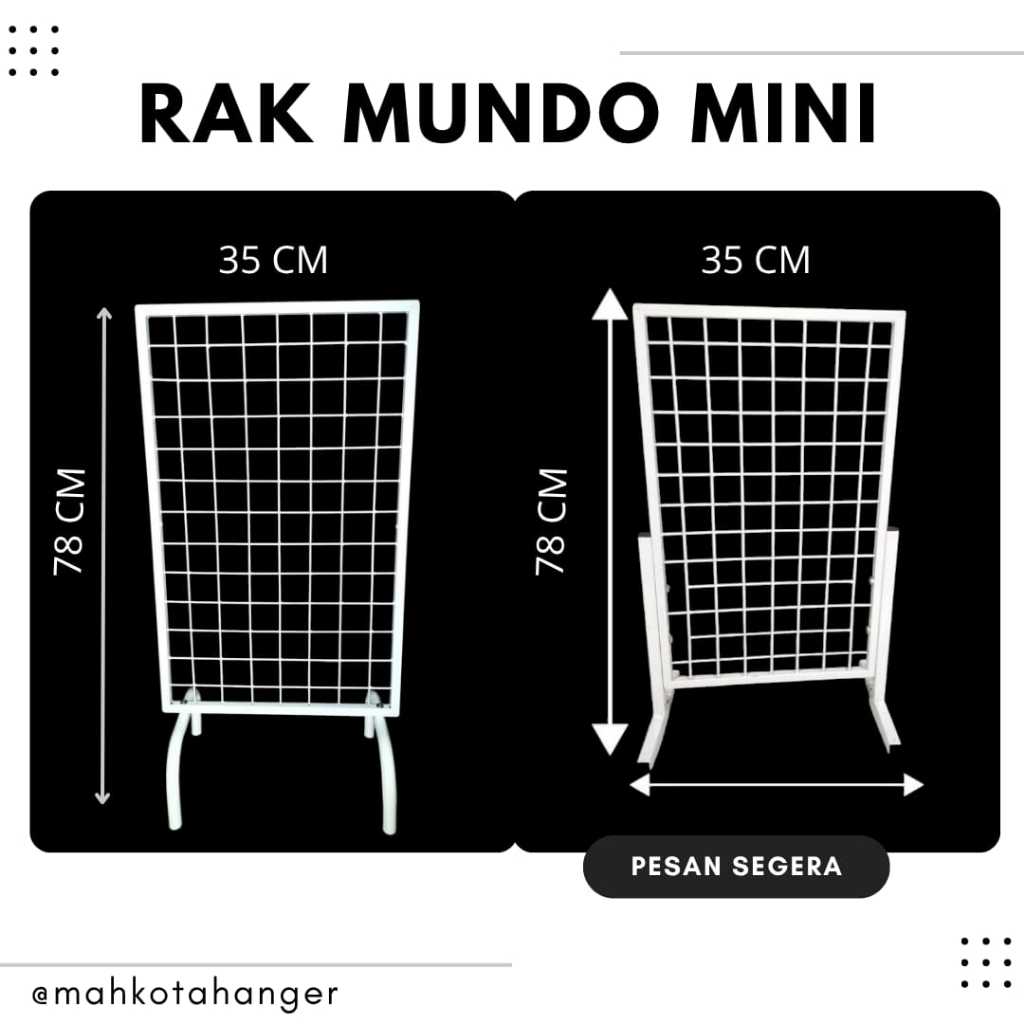 Rak Mundo Mini/Rak Display Etalase/Mini Loket Display
