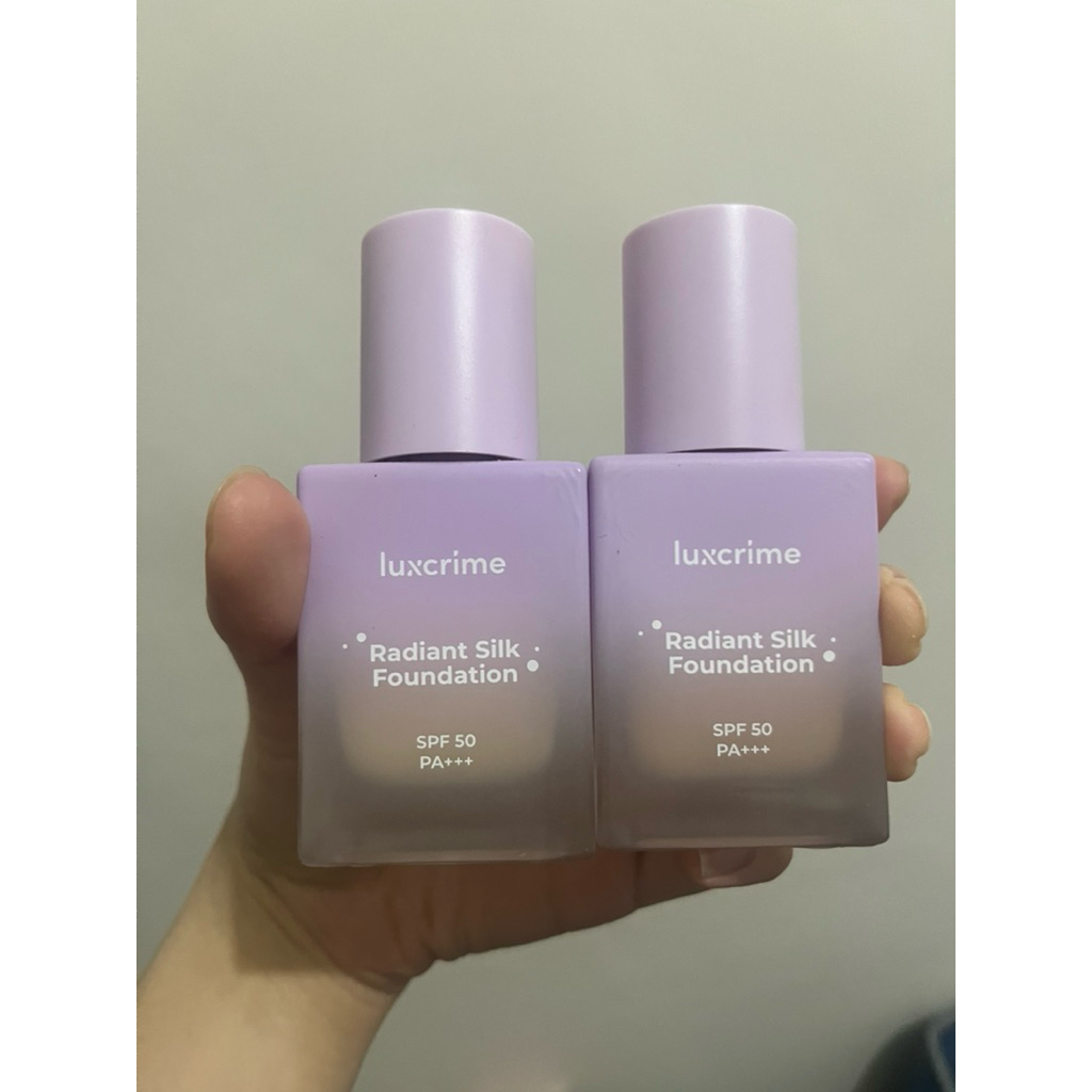 Luxcrime Foundation Preloved Bundle Luxcrime N00 dan Luxcrime N01