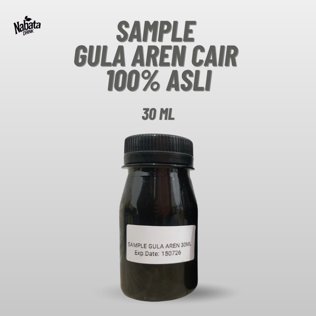

Sample Gula Aren Cair 30 Ml Asli 100% - Palm Sugar 30 Ml untuk Kopi Coffee Kafe