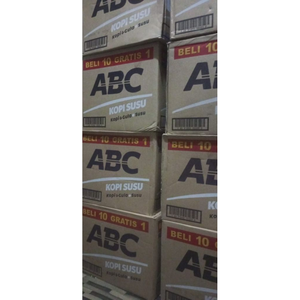

KOPI ABC SUSU 12 RENCENG 1 DUS