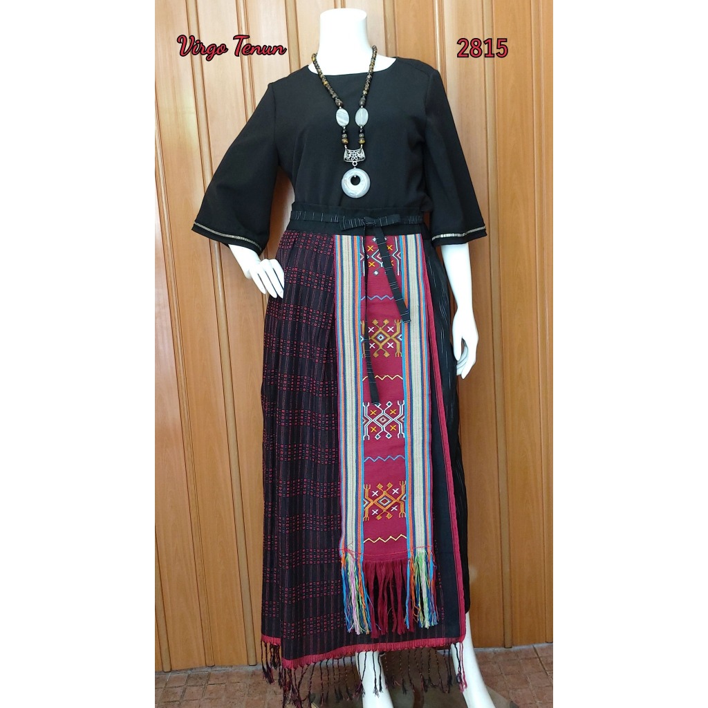 RTW 2815 Rok lilit tenun buna Bokong, Timor, NTT
