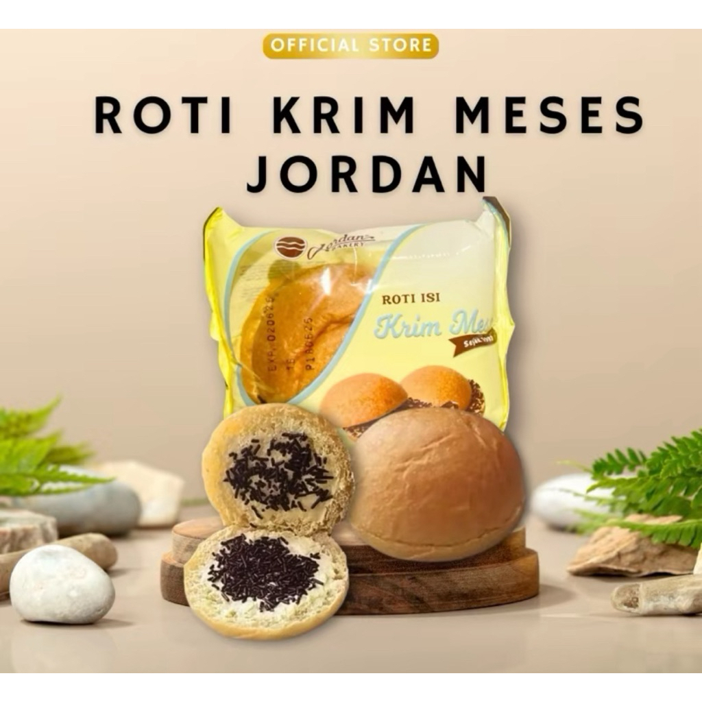 

Roti Krim Meses Jordan Bakery 1 Ball isi 5 pcs
