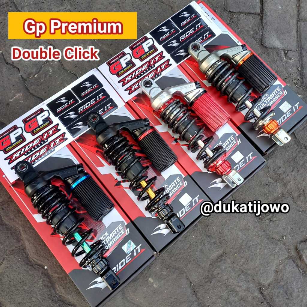 Shock Ride IT GP Premium Tabung Skok MATIC Mio Skok Vario Tabung GP Skok Belakang 31cm 33cm Murah Me