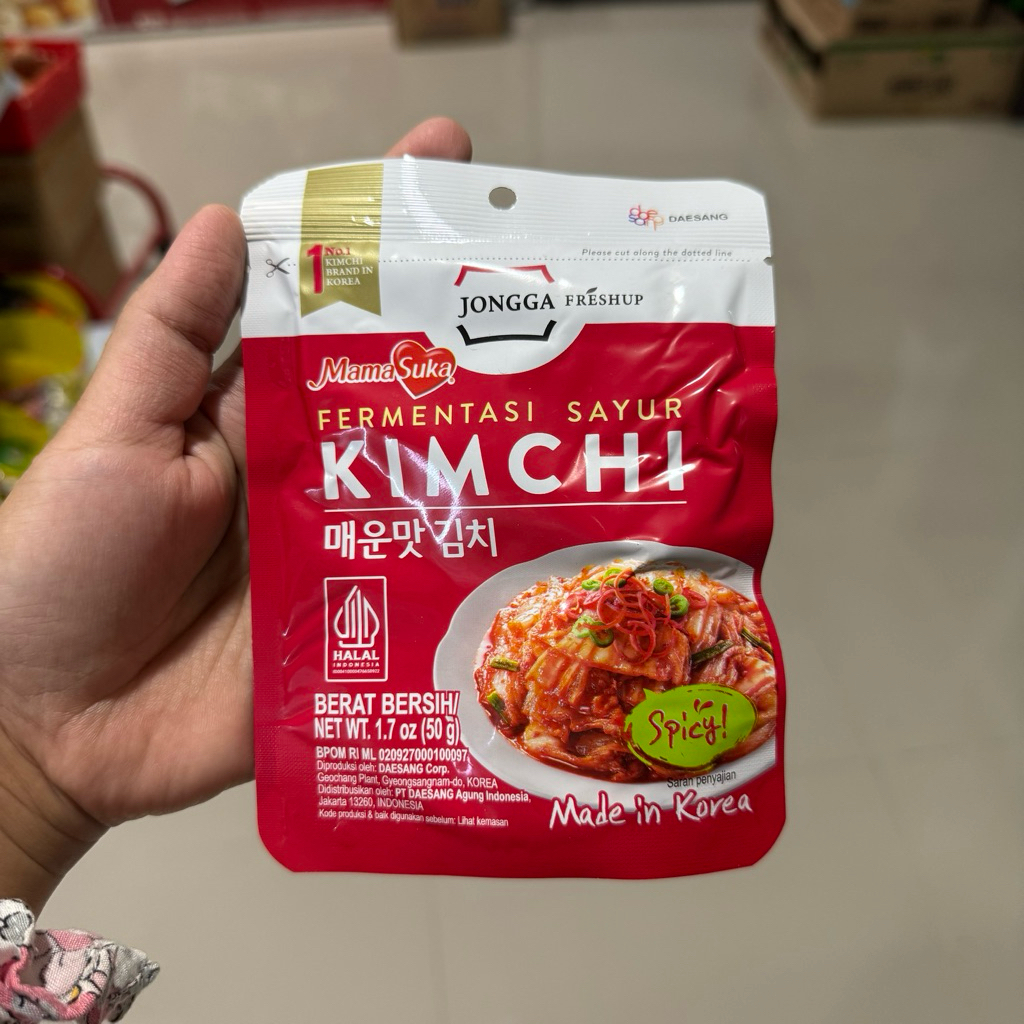 

Mama Suka Kimchi Sayur Spicy 50gr