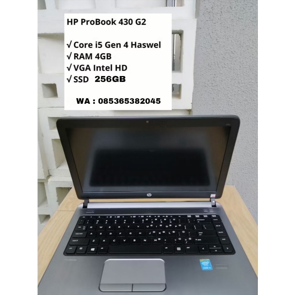 Laptop HP Probook 430 G2 core i5 Ram 4GB SSD 256GB