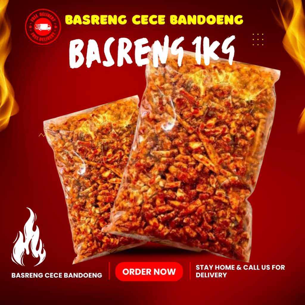 

Basreng Baso Pedas Daun jeruk 1kg