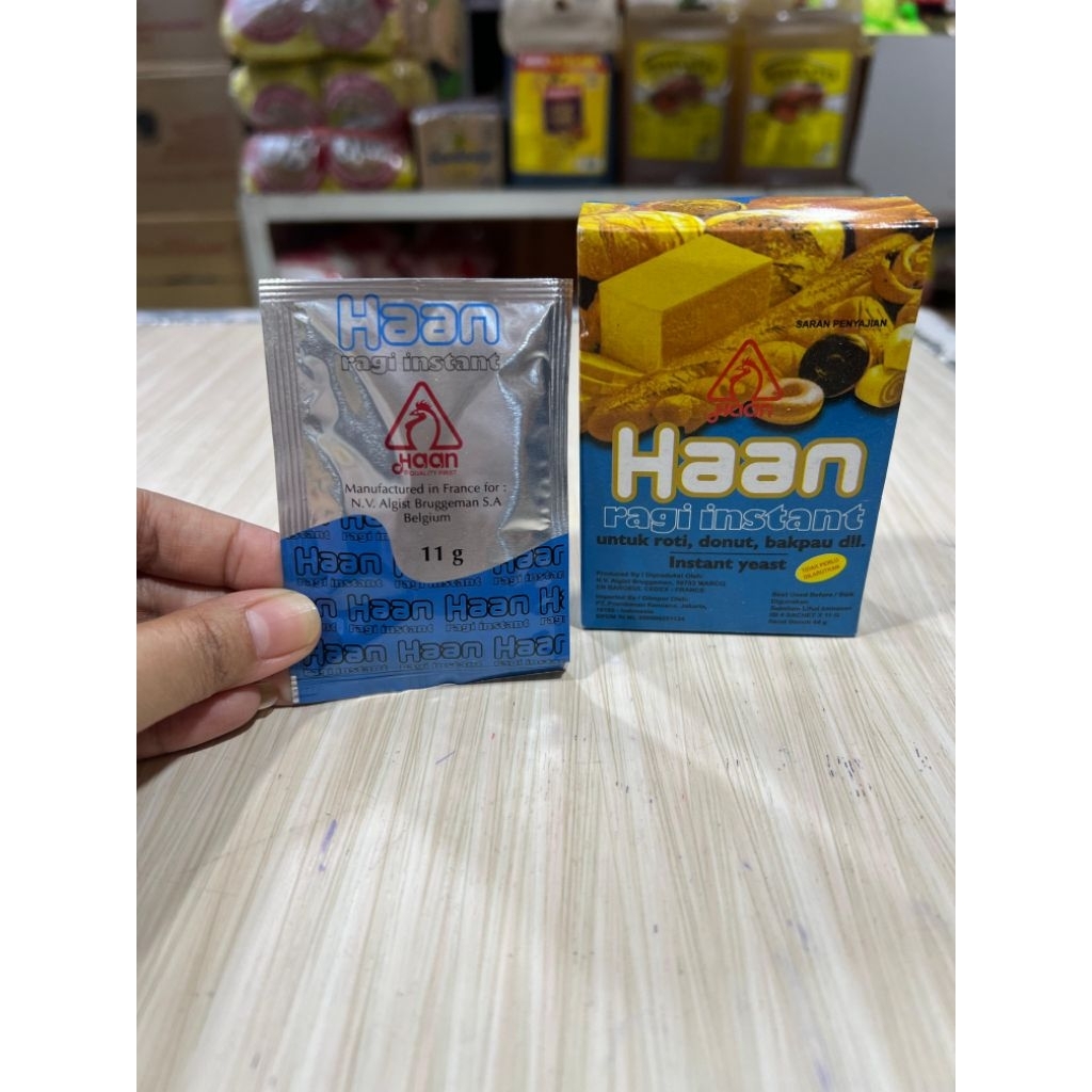

Haan Ragi Instan 4 x 11 gram (1 box isi 4 pcs)