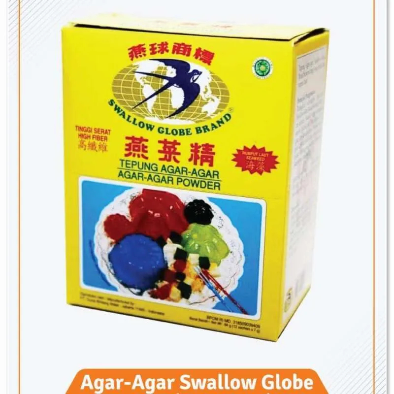

Agar swallow globe brand asli 1 box isi 12 sachet