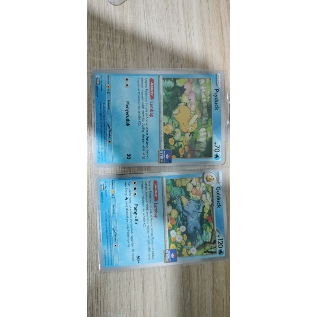 psyduck gym evo pesenan kartu orang