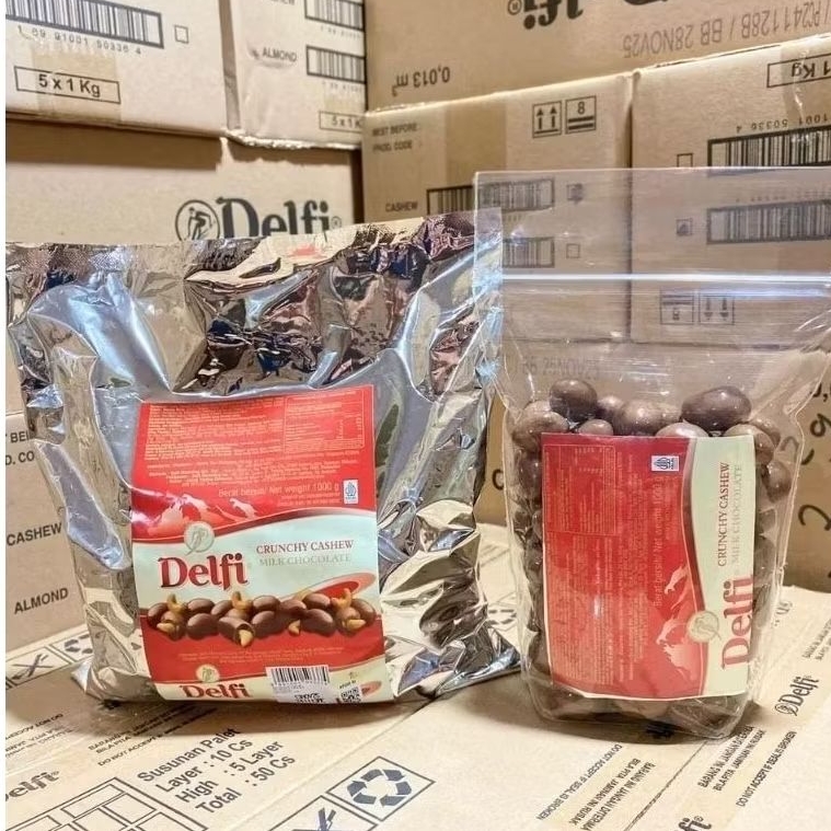 

Cokelat Delfi Choco Dragres almond&mede 500gr