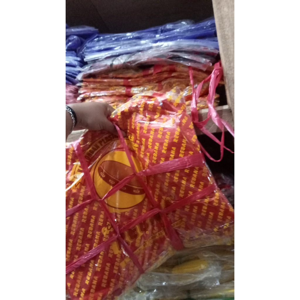 PLASTIK BESAR UK 40 REBANA MERAH#10pak