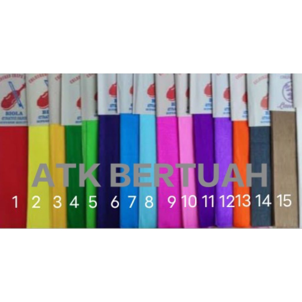 

CREPE PAPER FOR CREATIVE DIY HOMEWORK KERTAS KREP TISU KERIPUT TIPIS UNTUK BUKET PRAKARYA SEKOLAH KERAJINAN TANGAN