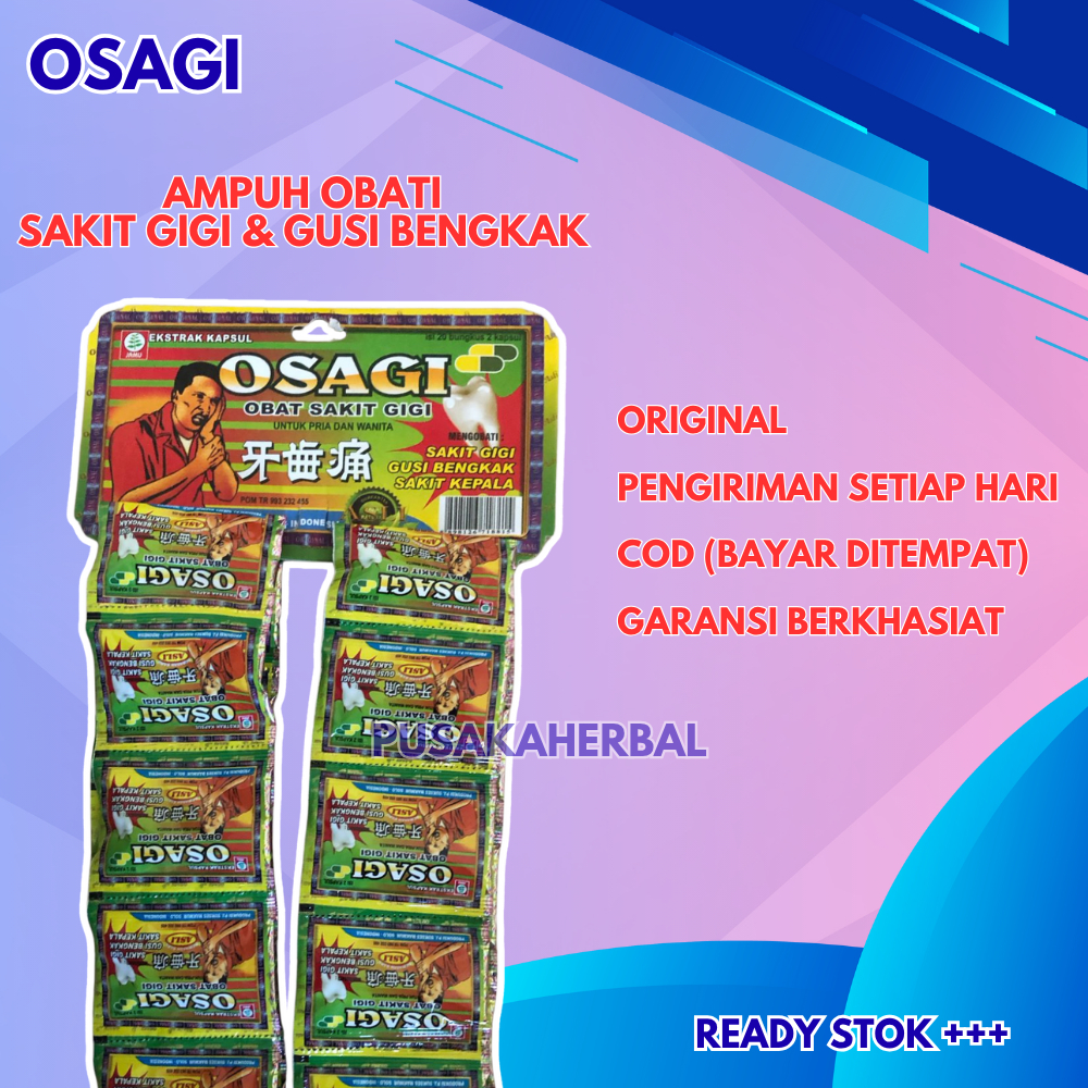 

Osagi Hijau Original Kapsul Sakit Gigi