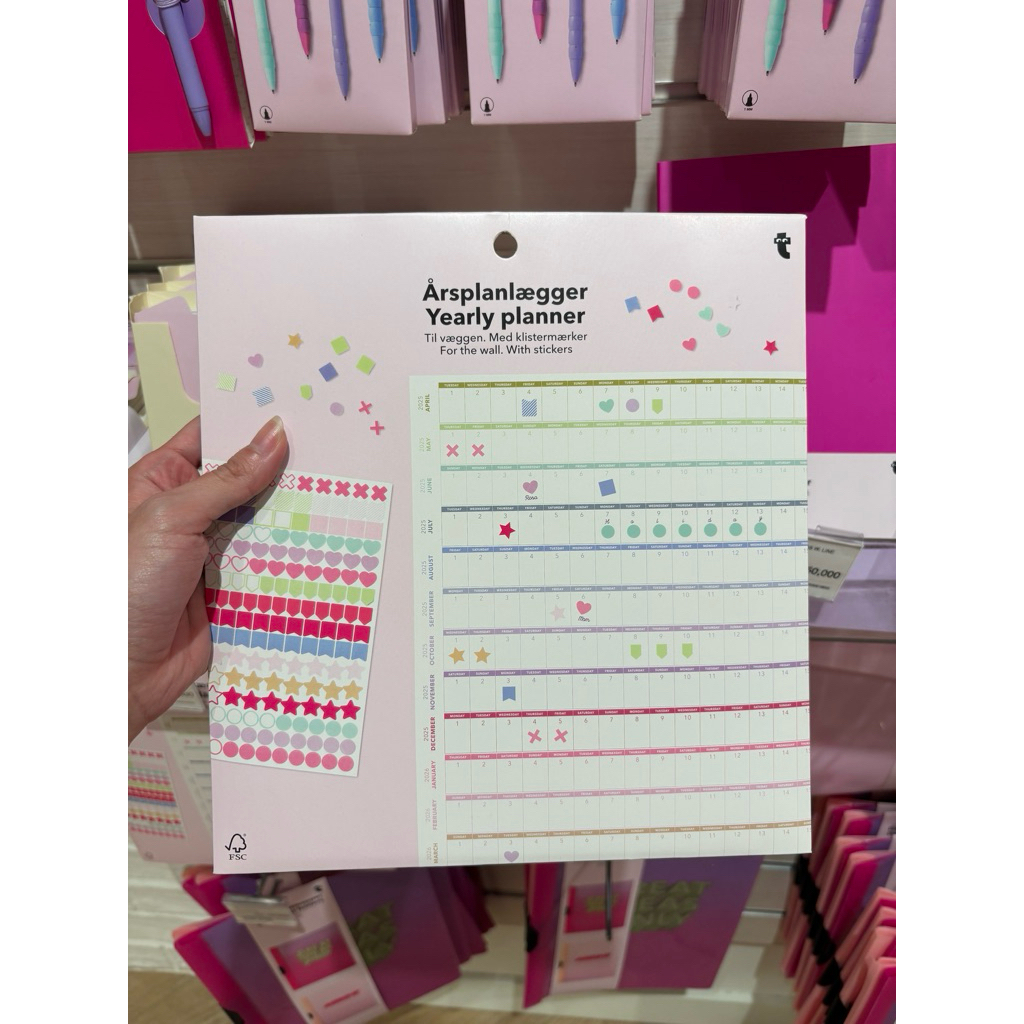 

Flying Tiger Wall Yearly Planner