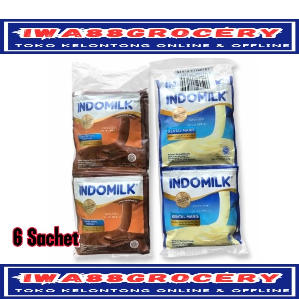 

indomilk susu kental manis 37gr 6 sachet