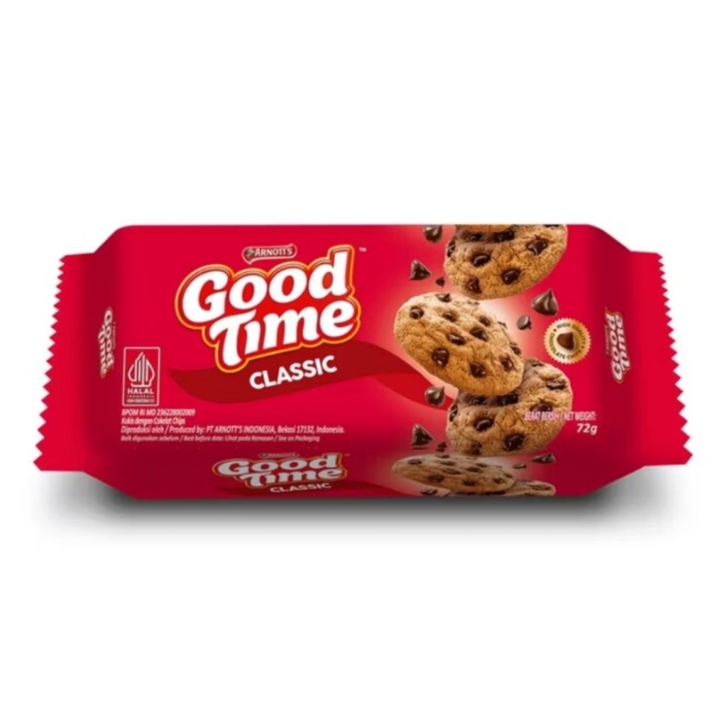 

good times cookies classic chocolate chips 72 gram
