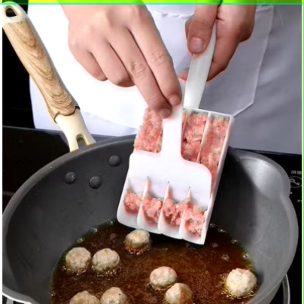 Alat Cetak Bakso Model 4 Baris Besar / Cetakan Daging Alat Pembuat Bakso Anti Lengket