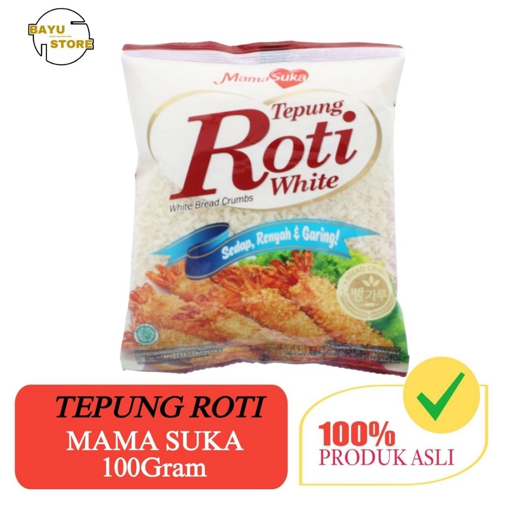 

Mama Suka Tepung Roti White – Bread Crumbs 100 gram