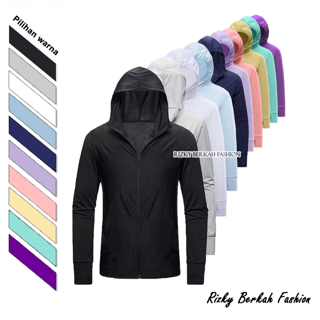 Jaket Olahraga Wanita Anti UV Airism Sport Outdoor Perlindung Matahari