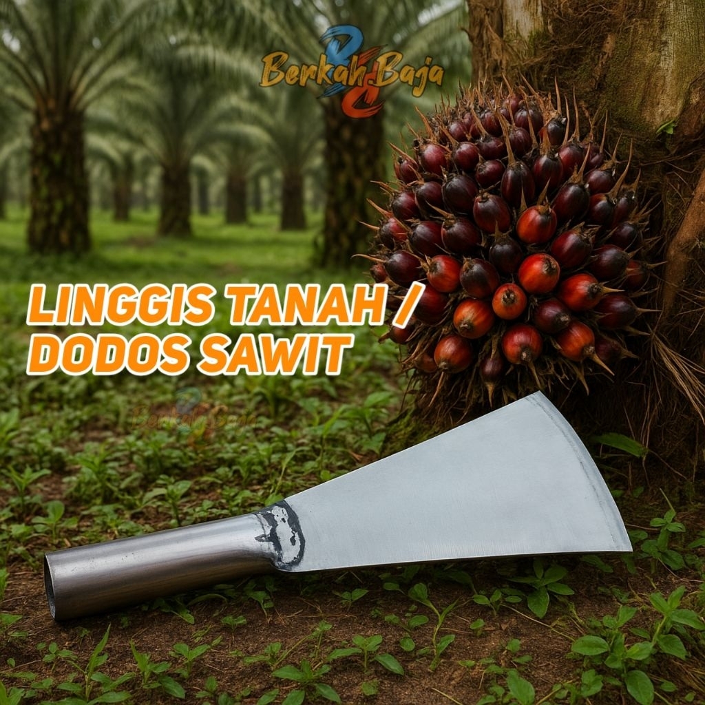 Dodos Linggis Tanah / Dodos Sawit Baja Super Dan Tajam - Alat Pemanen Sawit Profesional