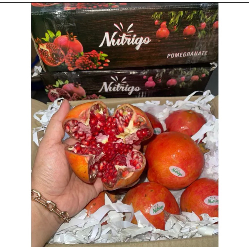 

Delima India box harga grosir | Buah delima manis import India box 2,5 kg