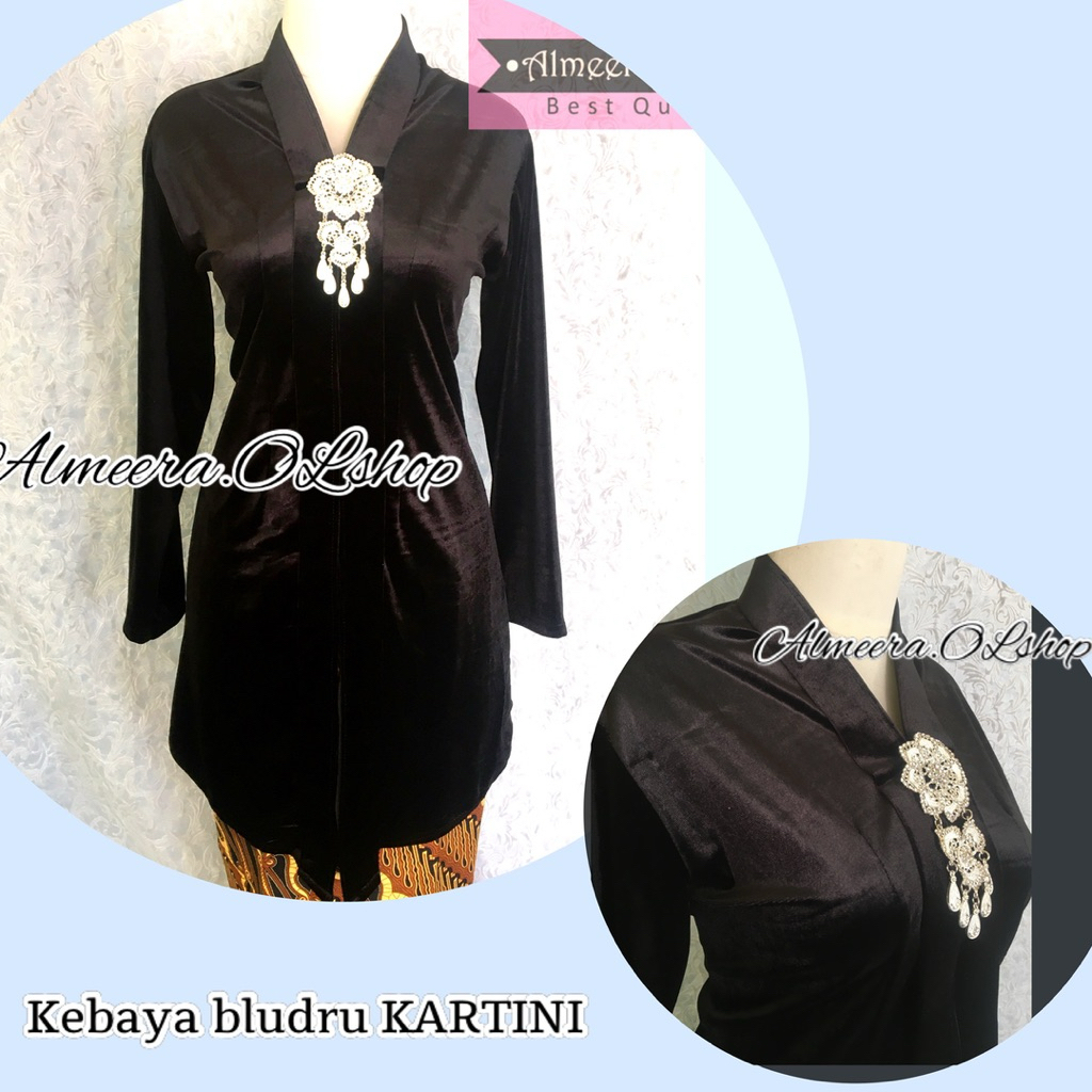 kebaya bludru kartini tunik kebaya panjang kebaya modern