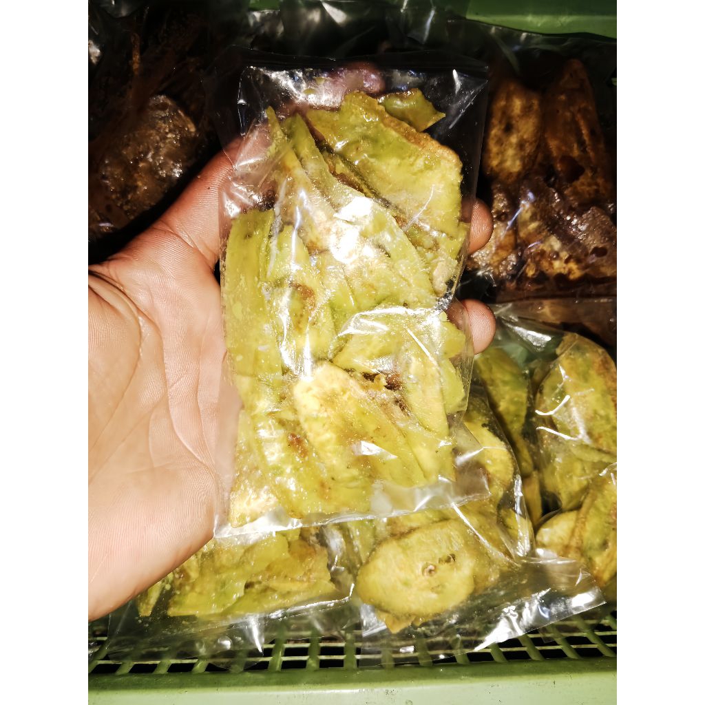 

keripik pisang greentea kriuk renyah isi 10 bks/ bal berat 315g