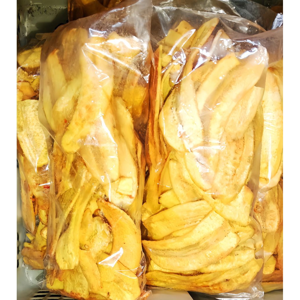 

keripik pisang kriuk renyah satu bal isi 12 bks