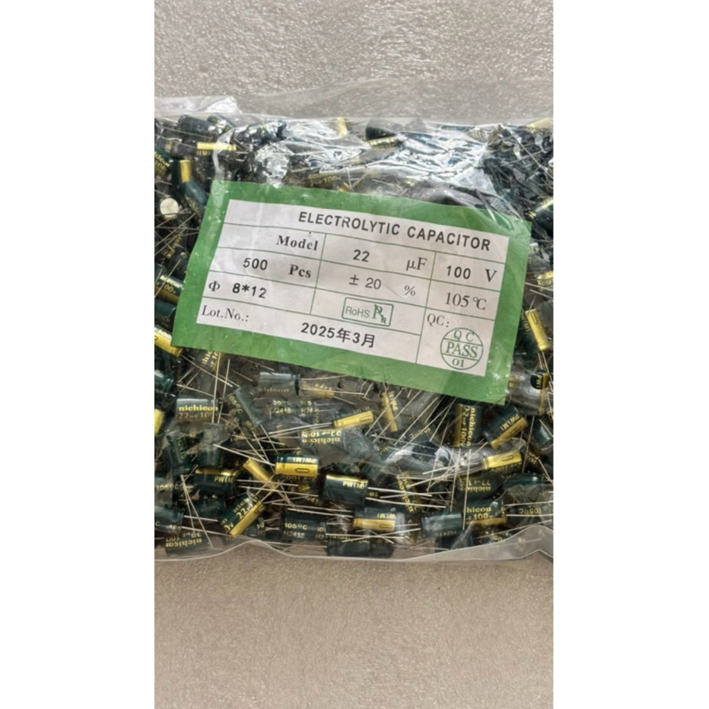 Elko kapasitor 22uf 100v / elco 22 uf 100volt