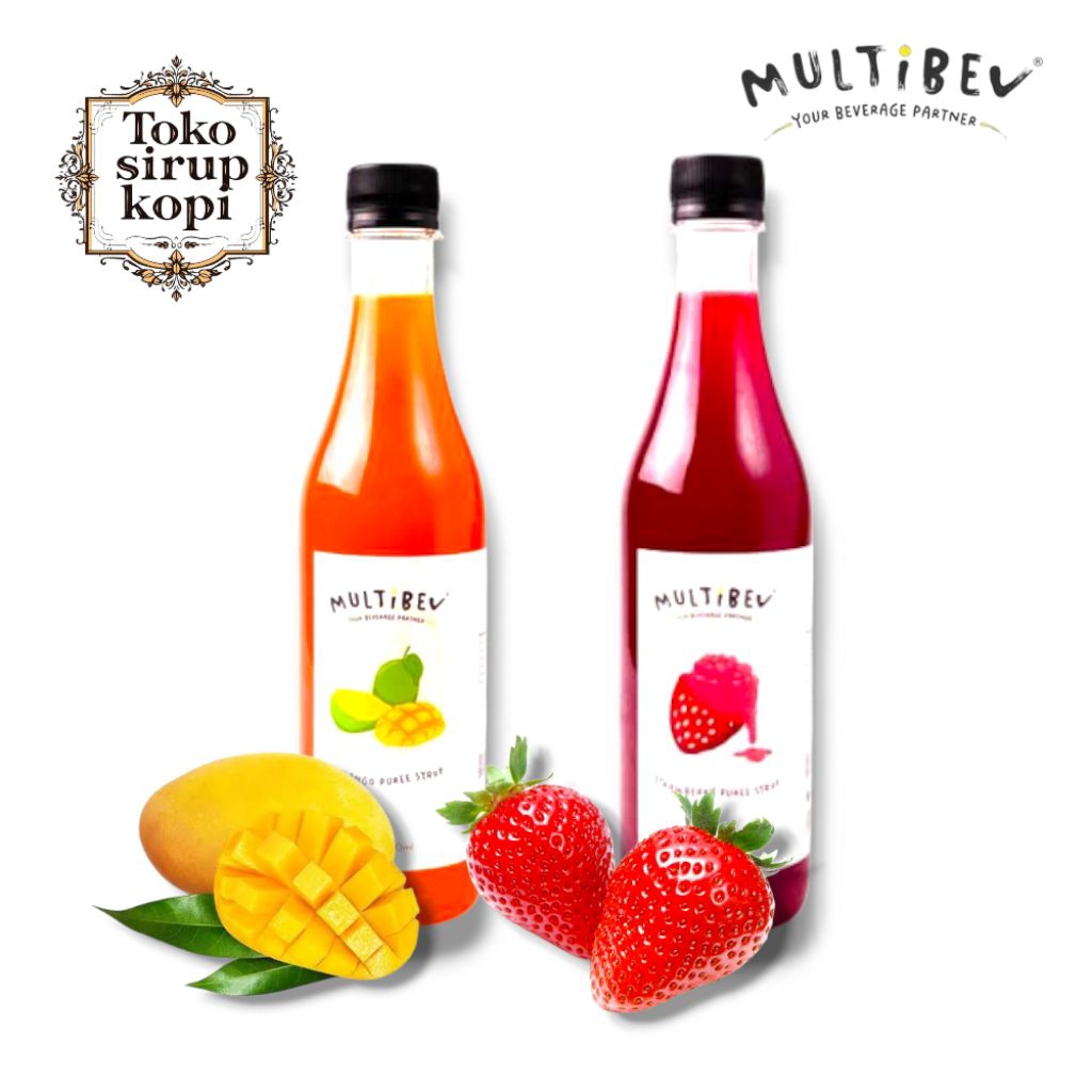 

Multibev puree 500ml - puree - sirup bubur buah - jems - pure buah