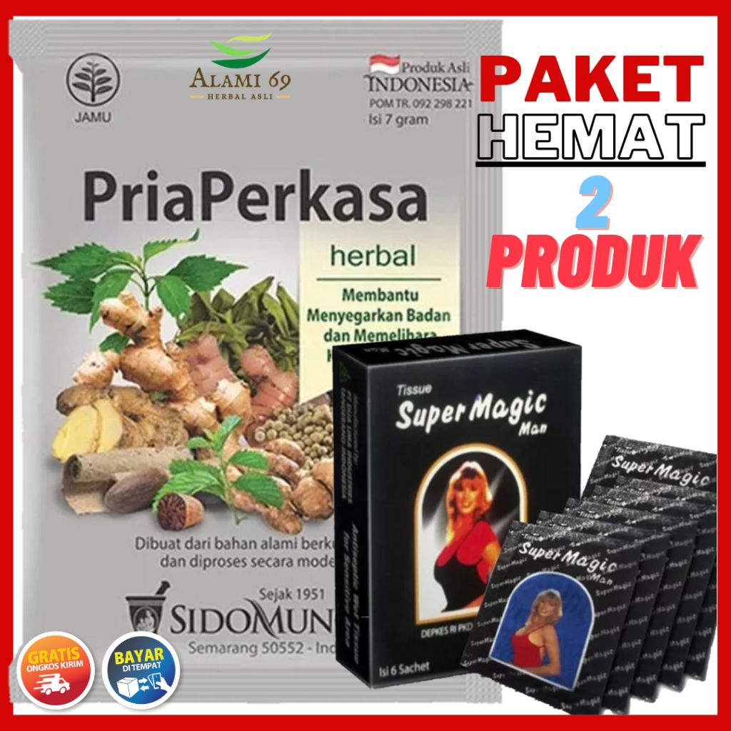 Paket Jamu Alami BPOM Untuk Pria Kuat dan Tahan Lama Untuk