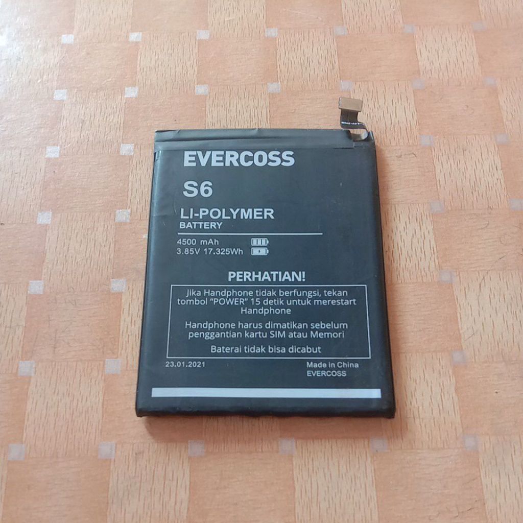 Baterai Evercoss Tera S6