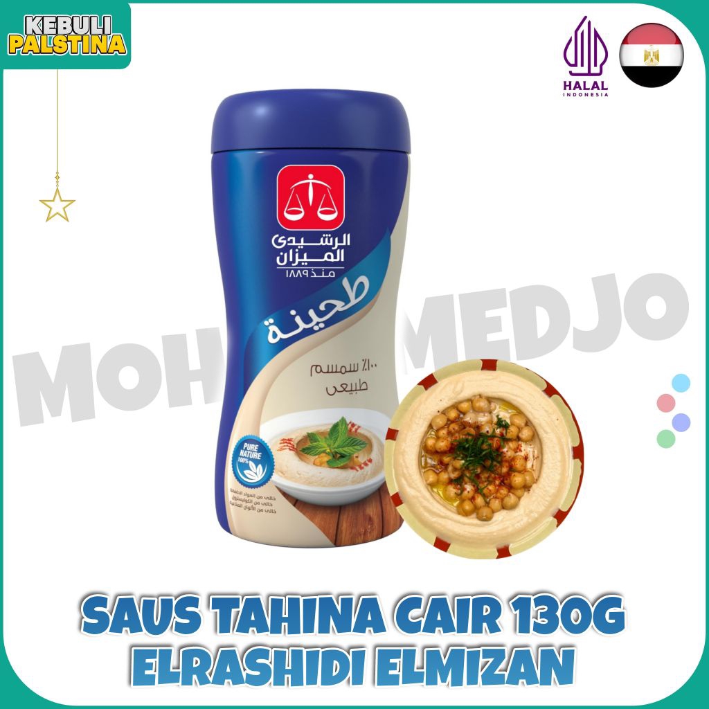 

SAUCE TAHINA CAIR MERK ALRASHIDI ALMIZAN 130 GRAM BERSIH