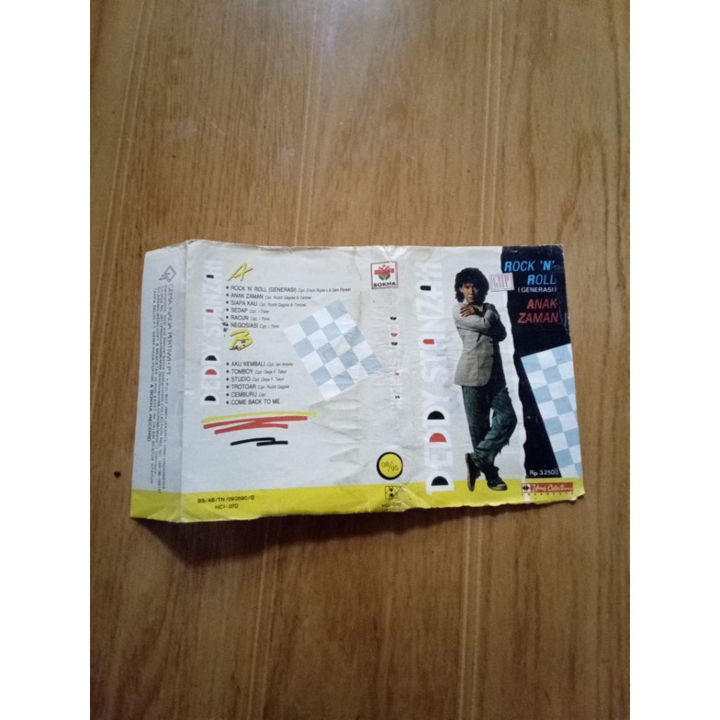 hanya cover kaset deddy stanzah - rock n roll | tanpa kaset