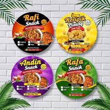 

CETAK STIKER LONJONG / STICKER OVAL / STIKER LABEL MAKANAN / STIKER CUSTOM