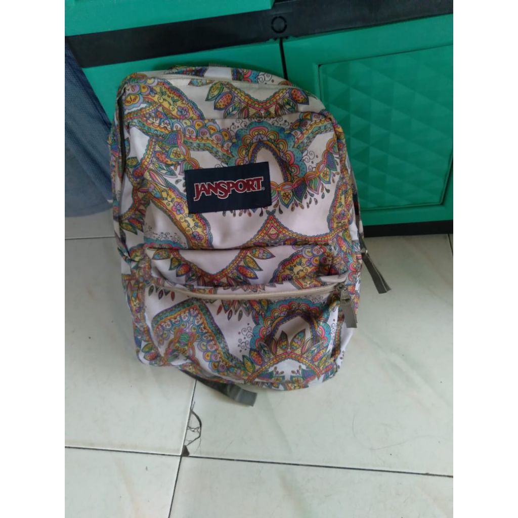 TAS JANSPORT second branded kondisi 90% masi bagus
