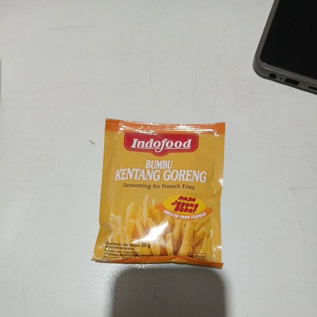 

Indofood Bumbu Kentang Goreng Rasa Jagung Bakar 25g – Gurih Manisnya Bikin Ketagihan!