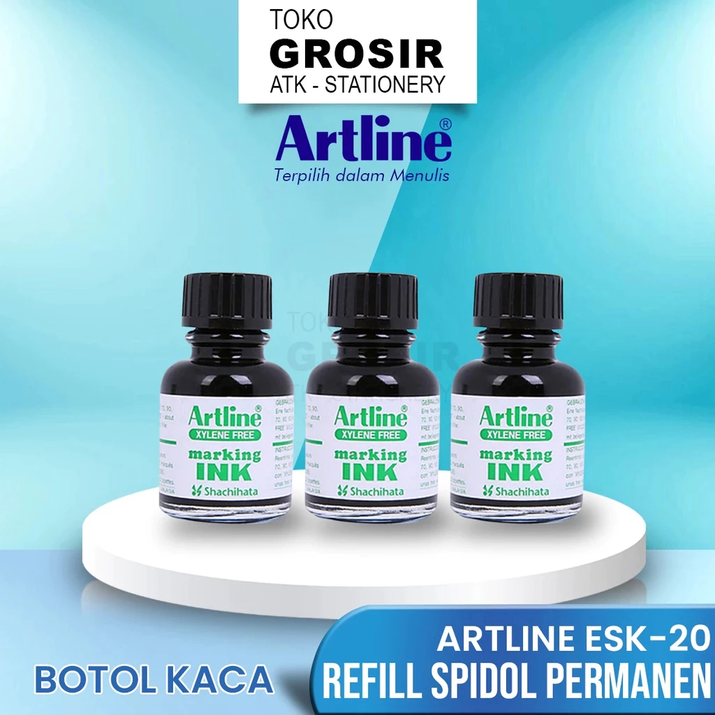 

(LIVE) ARTLINE Tinta Isi Ulang Refill Ink For Permanent Marker ESK-20 2