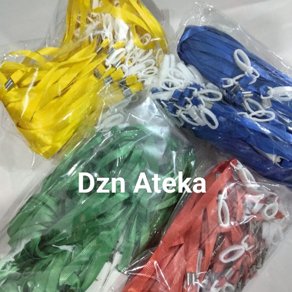 

Satu Lusin / isi 12 Tali ID Card / Tali peserta lomba / Tali ID warna