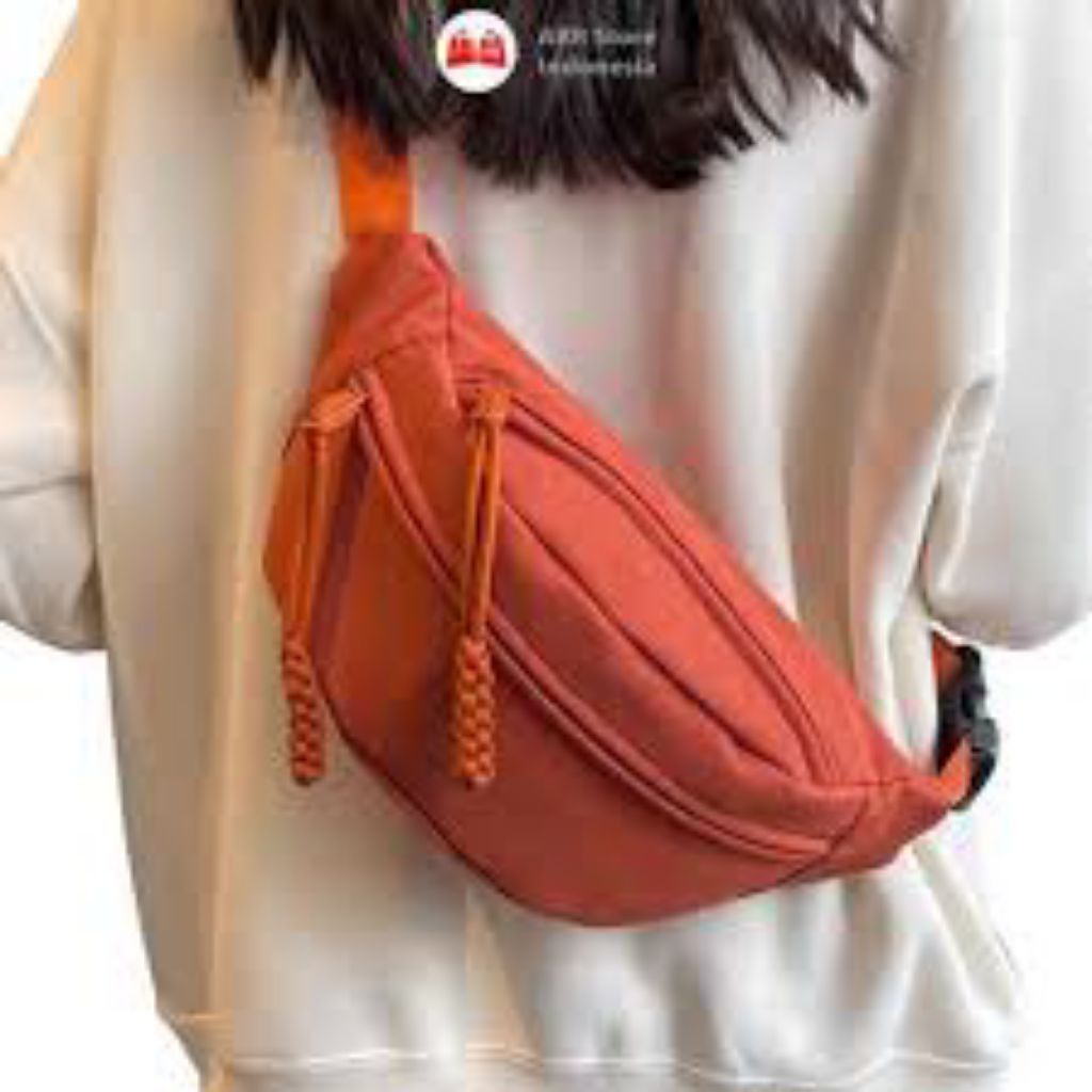 tas selempang wanita orange