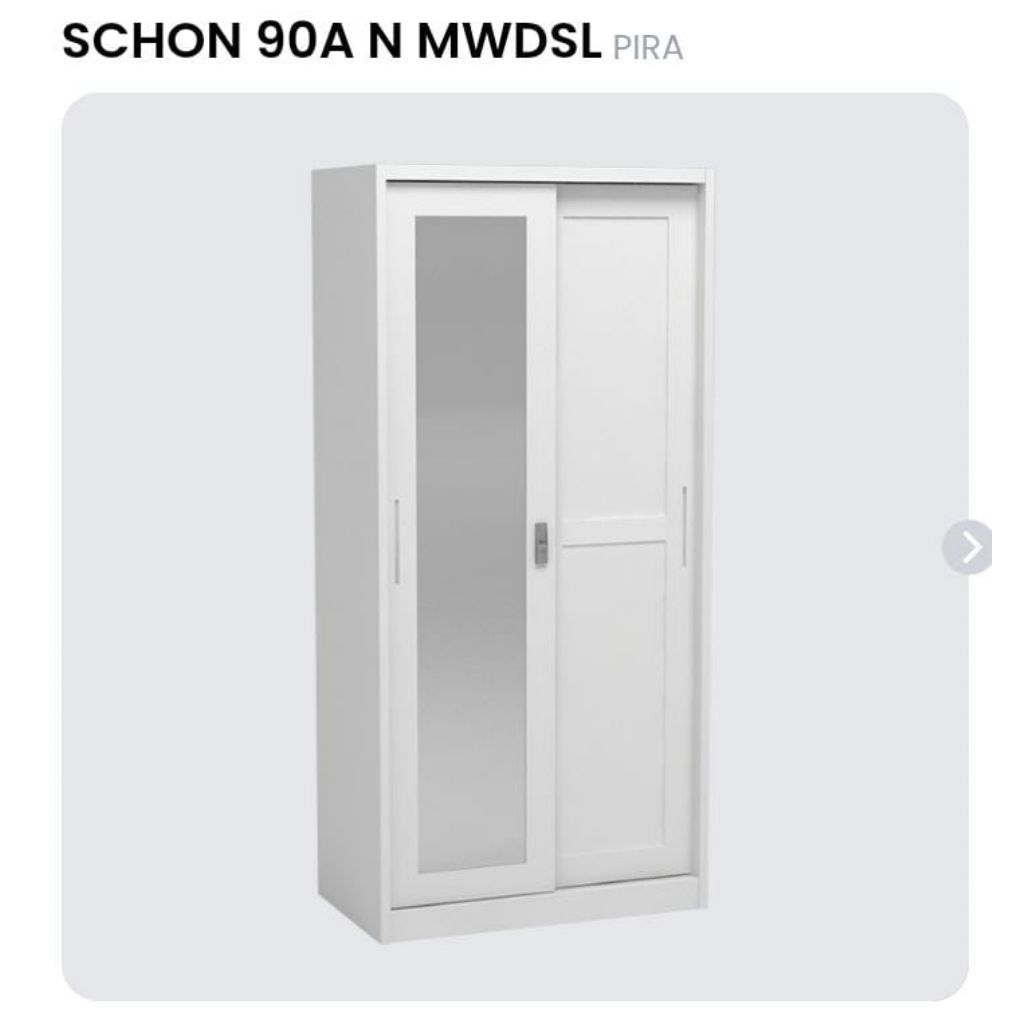 Lemari pakaian besi 2p sliding pira // Lemari pakaian 2p besi schon // Lemari pakaian 2p besi steel 