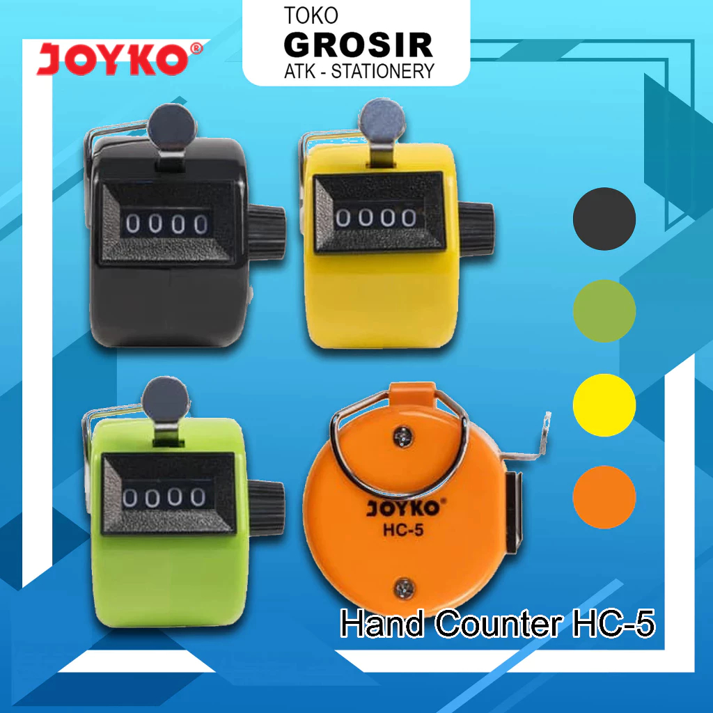 

(LIVE) Hand Counter Alat Hitung Joyko HC-5 2