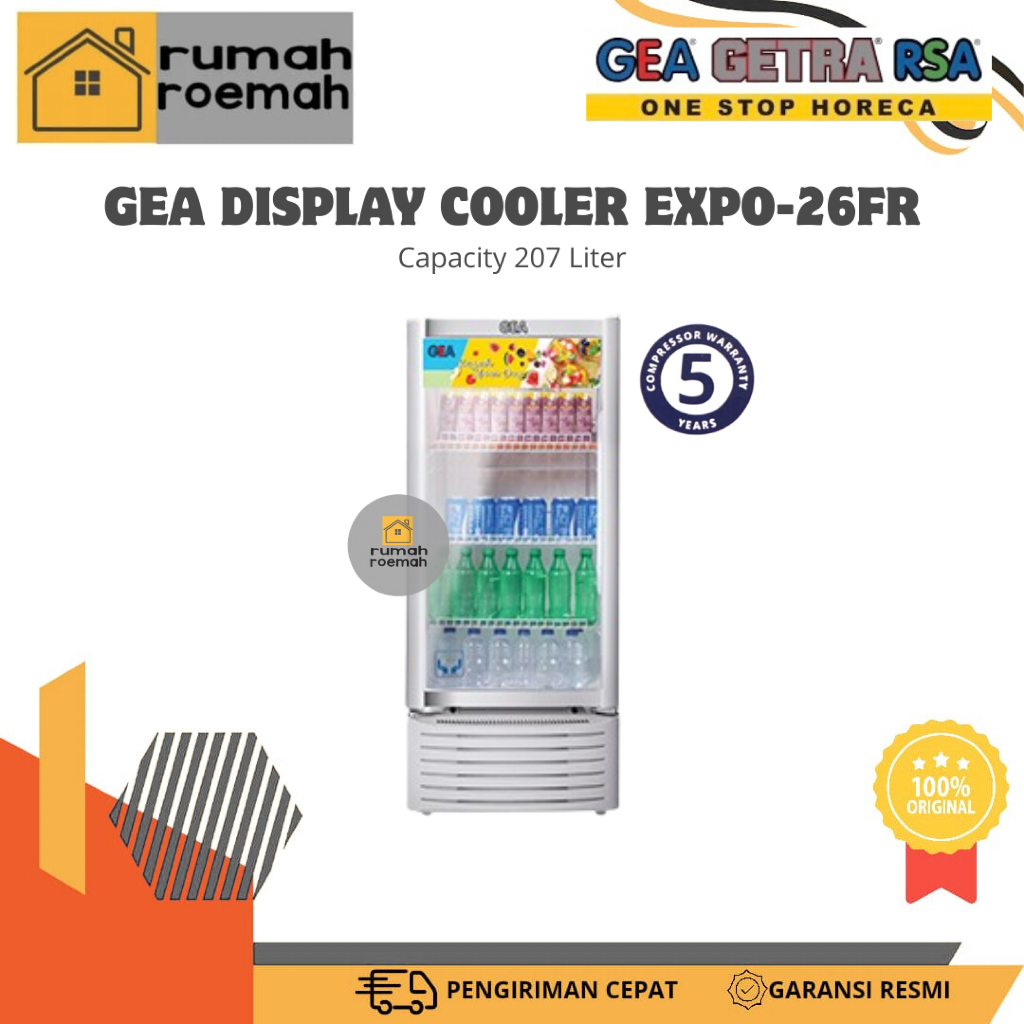 GEA SHOWCASE EXPO-26FR/ GEA SHOWCASE 207LITER / GEA SHOWCASE 3 RAK