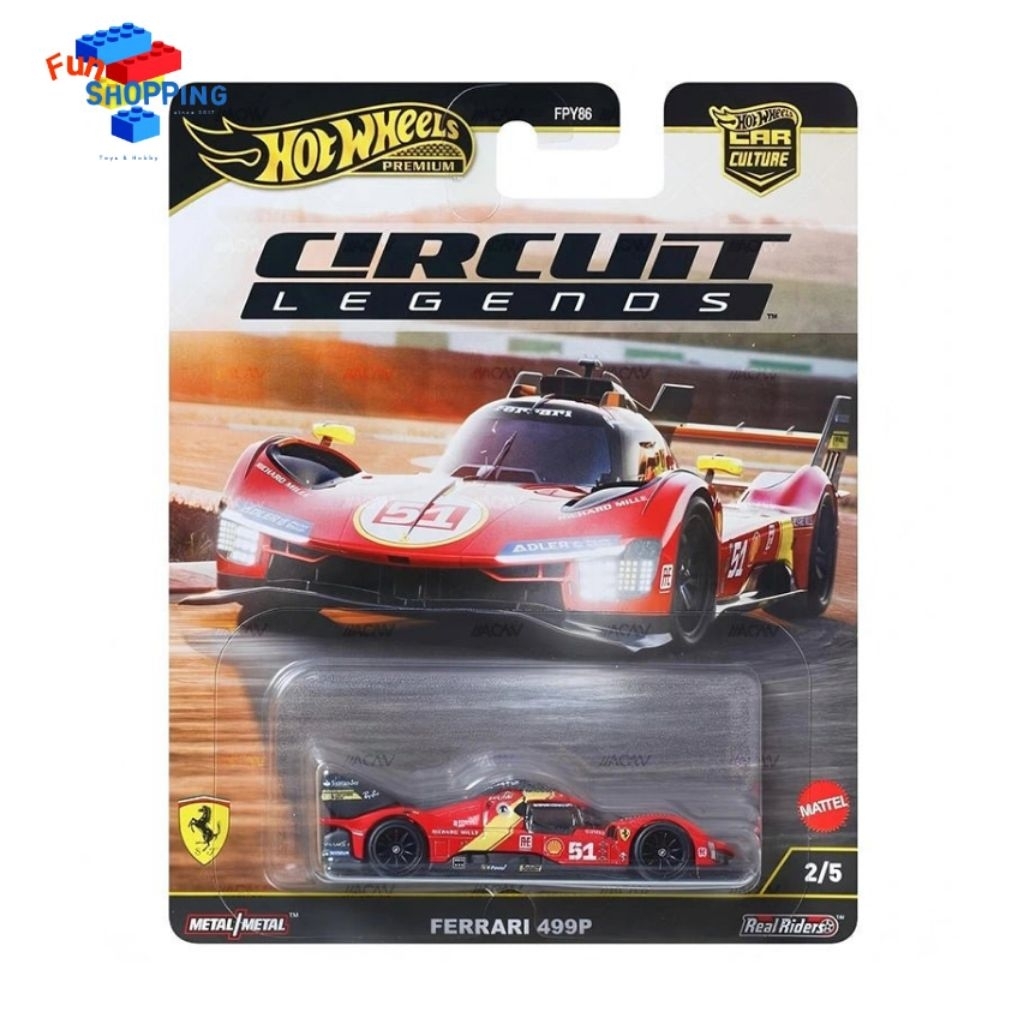HOT WHEELS PREMIUM CIRCUIT LEGEND FERRARI 499P
